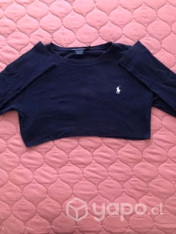 polera crop manga larga