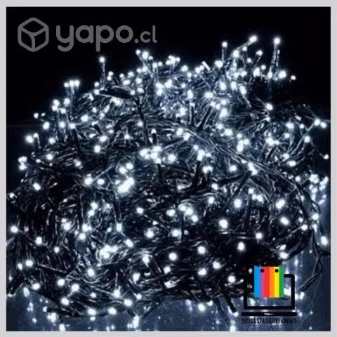 200 Luces Led Navidad Blanco