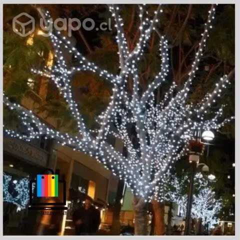 200 Luces Led Navidad Blanco