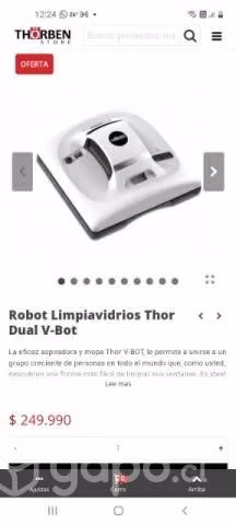 Robot limpia vidrios marca Thorben nuevo