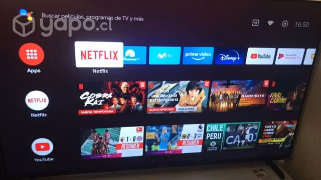 TV 4K 55 pulgadas PHILIPS