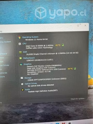 Notebook Lenovo Ideapad L340 - Imagen 4