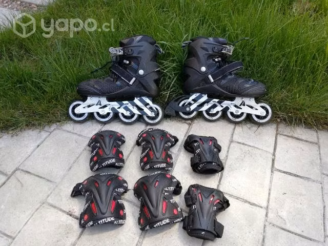 Patines y protecciones