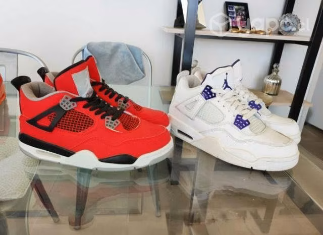 Retro 4 toro bravo y Metallic Purple