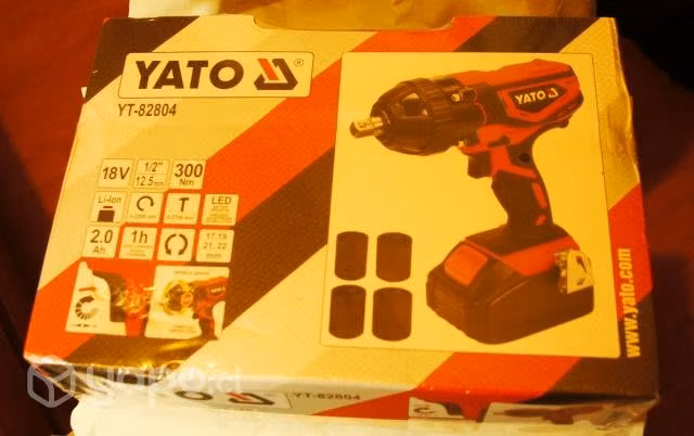 Llave de impacto 1/2 inalambrica 18v 300 nm yt-828