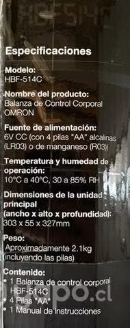 Balanza OMROM control corporal en Puerto Natales