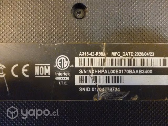 Notebook Aspire 3 Doble Disco - Imagen 6