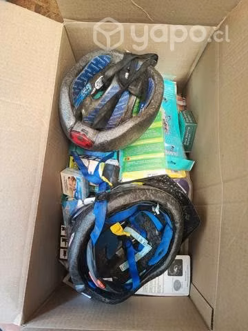 Lote de artículos deportivos para bicicletas