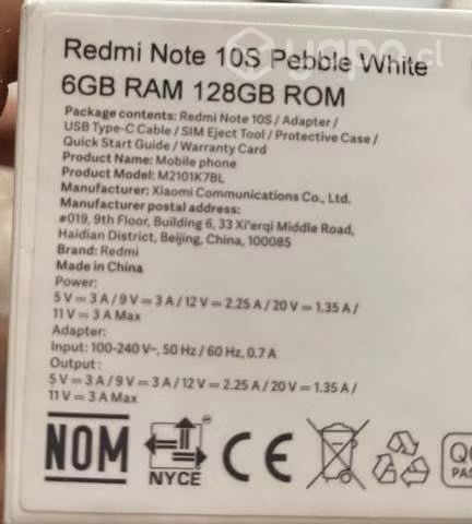 Celular Xiaomi 10S 128 GB