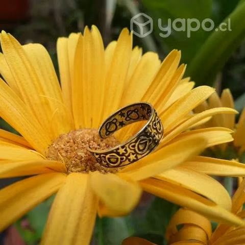 Anillo MIDI planetas. Plata Italiana ley 925 - Imagen 2