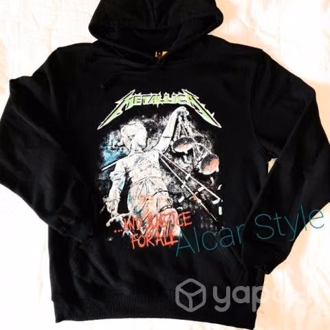 Poleron Metallica Talla L/ LEER DESCRIPCIÓN