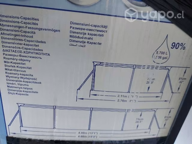 Piscina en perfecto estado