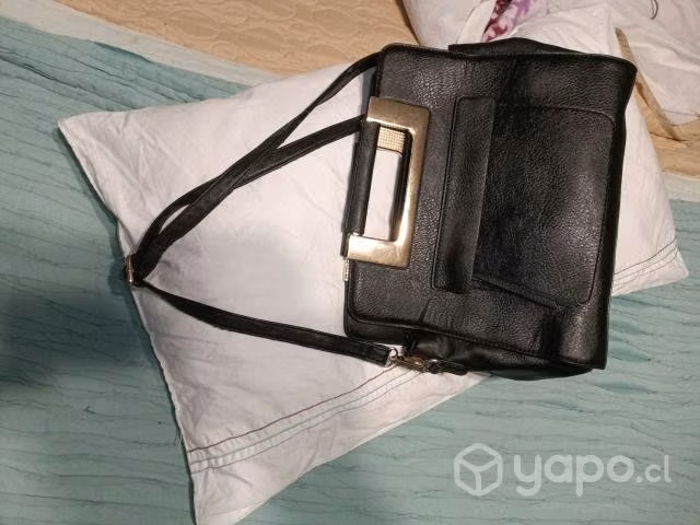 Cartera Rossana revello negra 5000 línea 3