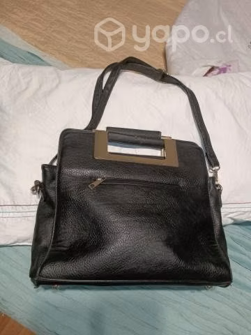 Cartera Rossana revello negra 5000 línea 3
