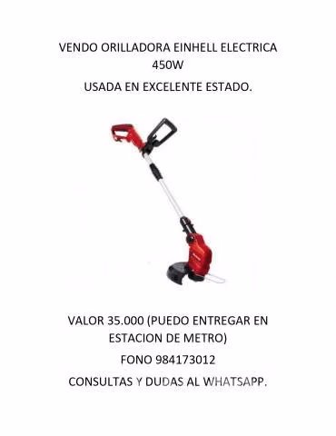 Orilladora Einhell 450 W