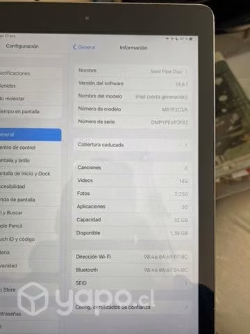 IPad 6ta generación - Imagen 5