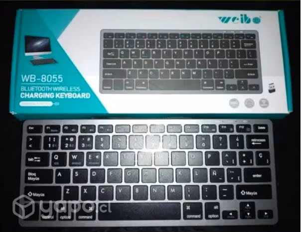Teclado Weibo Inalámbrico Wb-8055 - Imagen 3