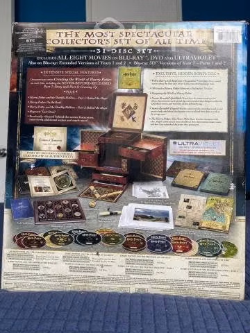 Harry Potter Wizard's Collection (Blu-ray / DVD Co - Imagen 2