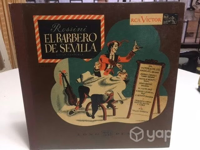 Rossini. El Barbero De Sevilla. Serafin.1953.3 LPs