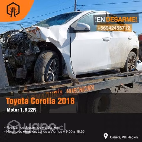 Portalon Toyota corolla 2018