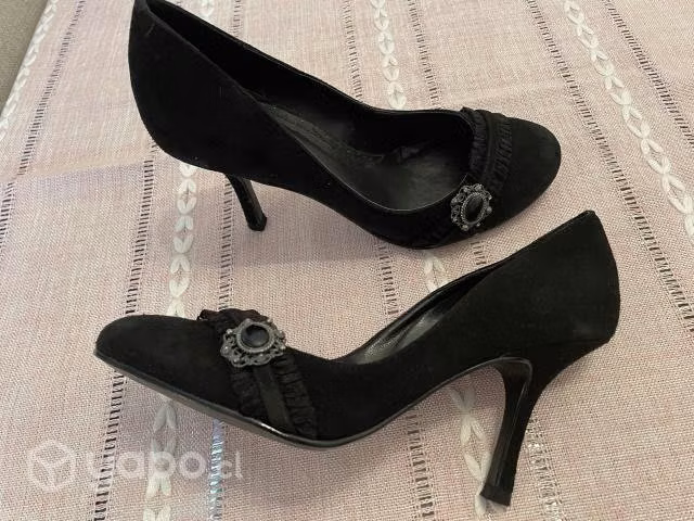 Cómodos zapatos Marca "Morgan" Color negro - Imagen 4