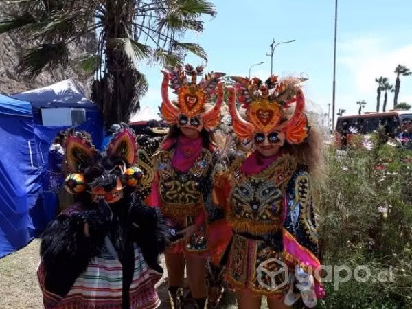 Traje diablada, Diablesa y Oso