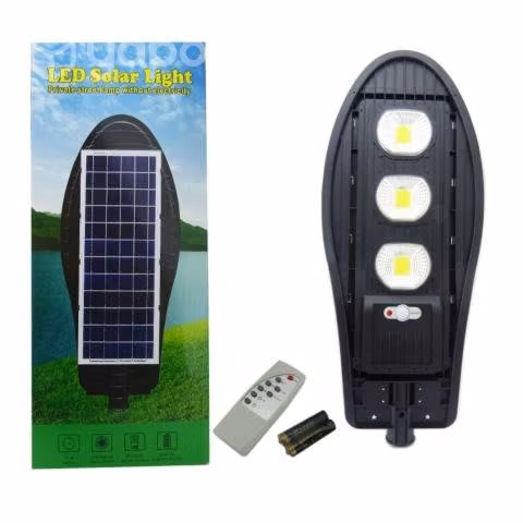 Foco Solar LED COB 3 Placas 120 Watts Sensor - Imagen 4