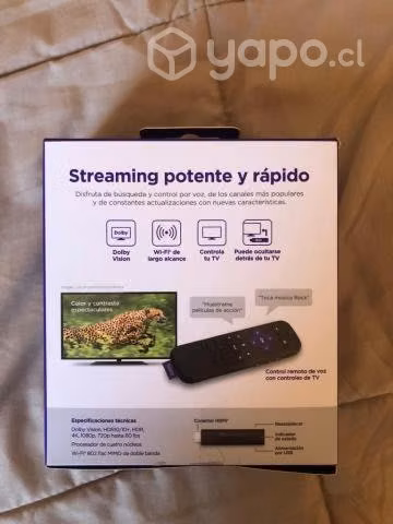 ROKU Reproductor de streaming TV 4K