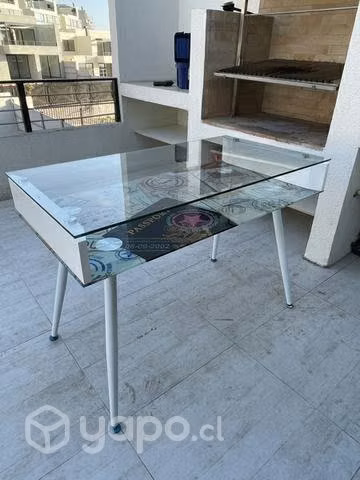 Escritorio de vidrio