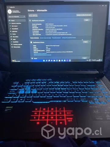 Notebook asus Rog Strix g512 - Imagen 4