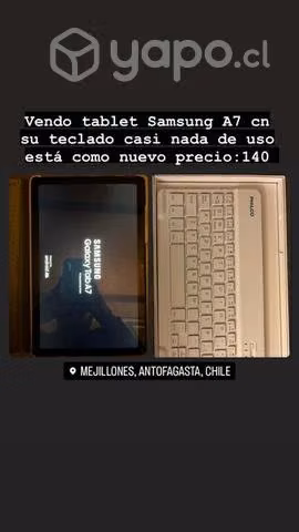 Tablet y cn su teclado
