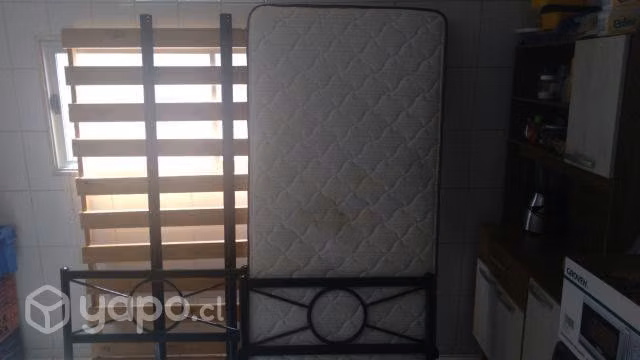 Cama metal una plaza