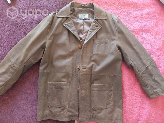 Chaqueton cuero Calvin Klein