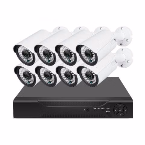 Kit CCTV 8 Cámaras De Seguridad Mas DVR 1080p Full