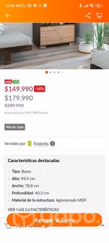 Juego de bar y mesa centro - Imagen 5