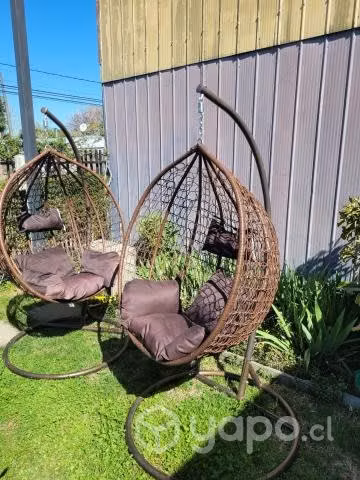 Sillas colgantes tipo rattan - Imagen 3