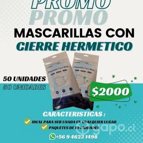 1000 Mascarillas adultos de 3 pliegues
