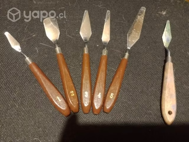 Set de espátulas para pintar