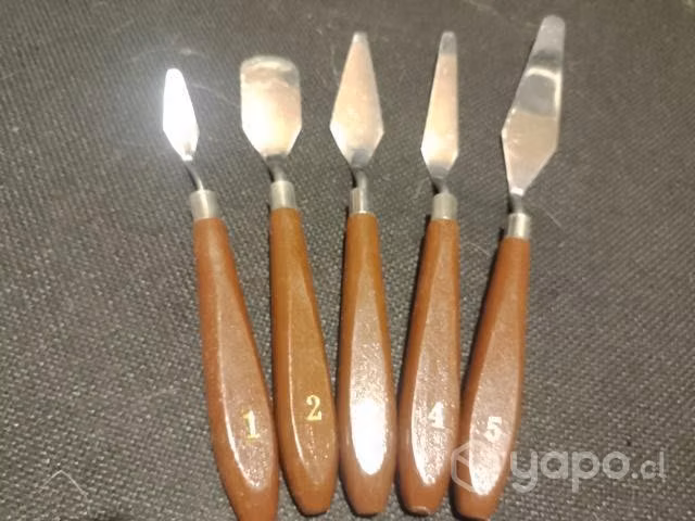 Set de espátulas para pintar
