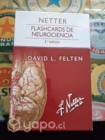 Netter Flashcards de Neurociencia 3ra ed. Usadas