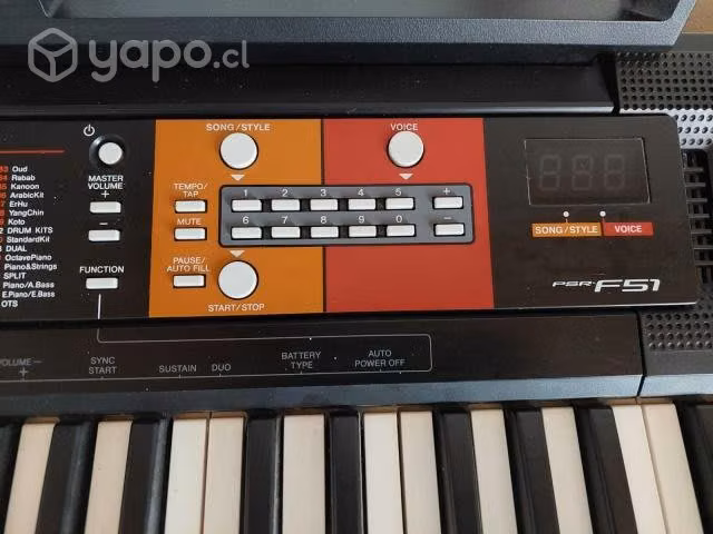 Teclado Yamaha PSR-F51