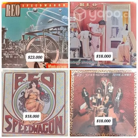 Vinilos de época usa Reo Speedwagon