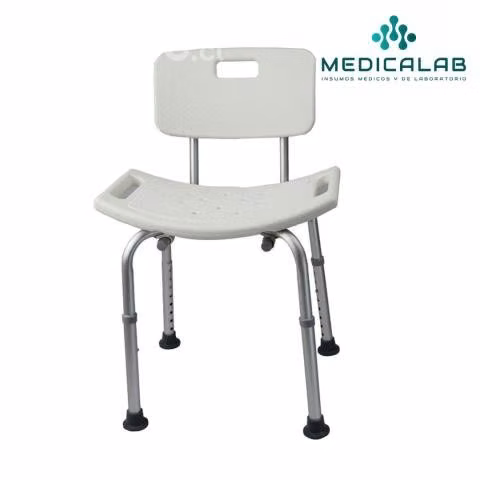 Silla para ducha con respaldo