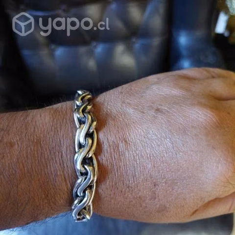 Pulsera de plata,gruesa