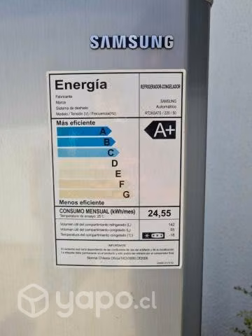 Refrigerador Samsung RT2ASATS