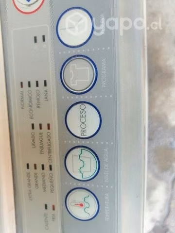 Lavadora marca fenza de 6kilos funcionando