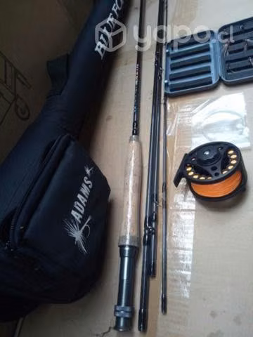 Equipo completo pesca con mosca nuevos