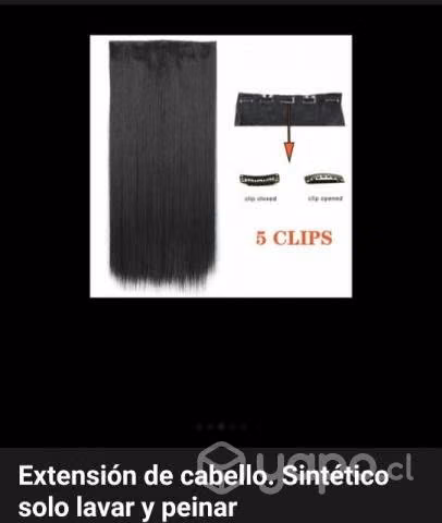 Extensión de cabello. Pelo. Solo lavar y peinar