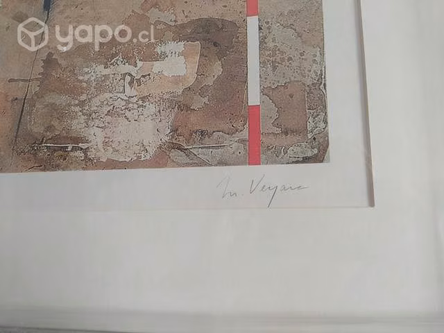 Cuadro grabado Matías Vergara - Nuevo - Imagen 3