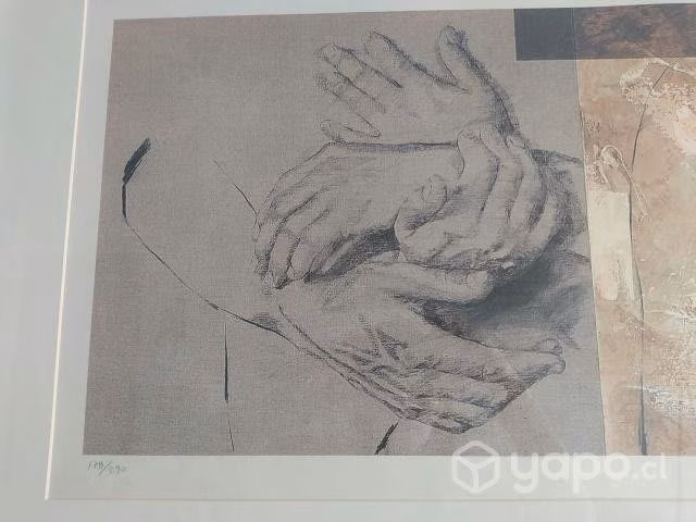 Cuadro grabado Matías Vergara - Nuevo - Imagen 5